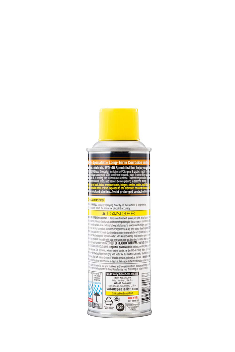 Specialist Corrosion Inhibitor, Long-Lasting Anti-Rust Spray, 6.5 OZ [6-Pack]