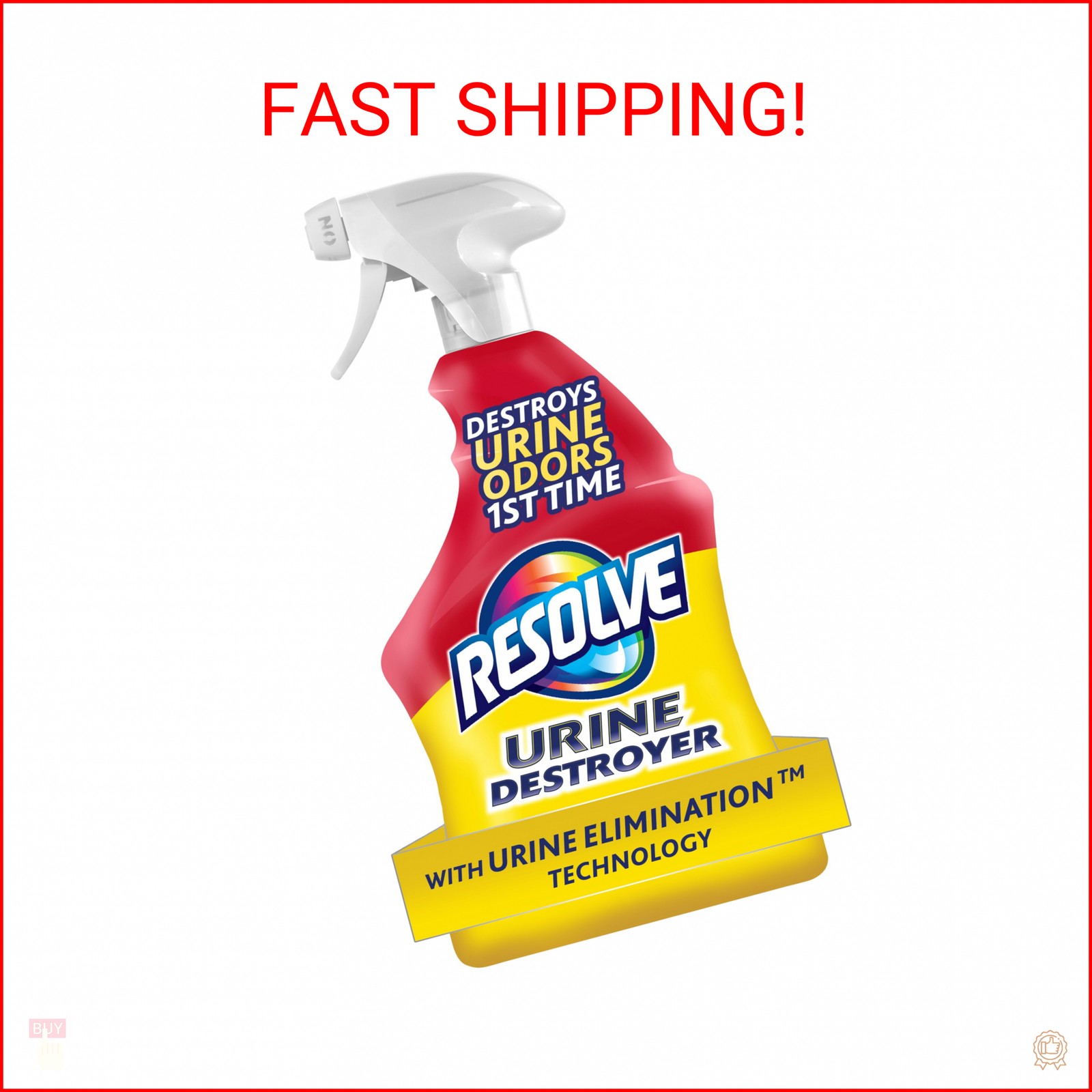 Resolve Urine Destroyer Spray – Pet Stain and Odor Remover, Carpet Cleaner Solut