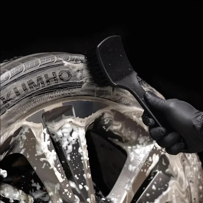 Car Tire Rim Brush Carpet Wheel Details Hub Vehicles Washing Hard Bristle Brush