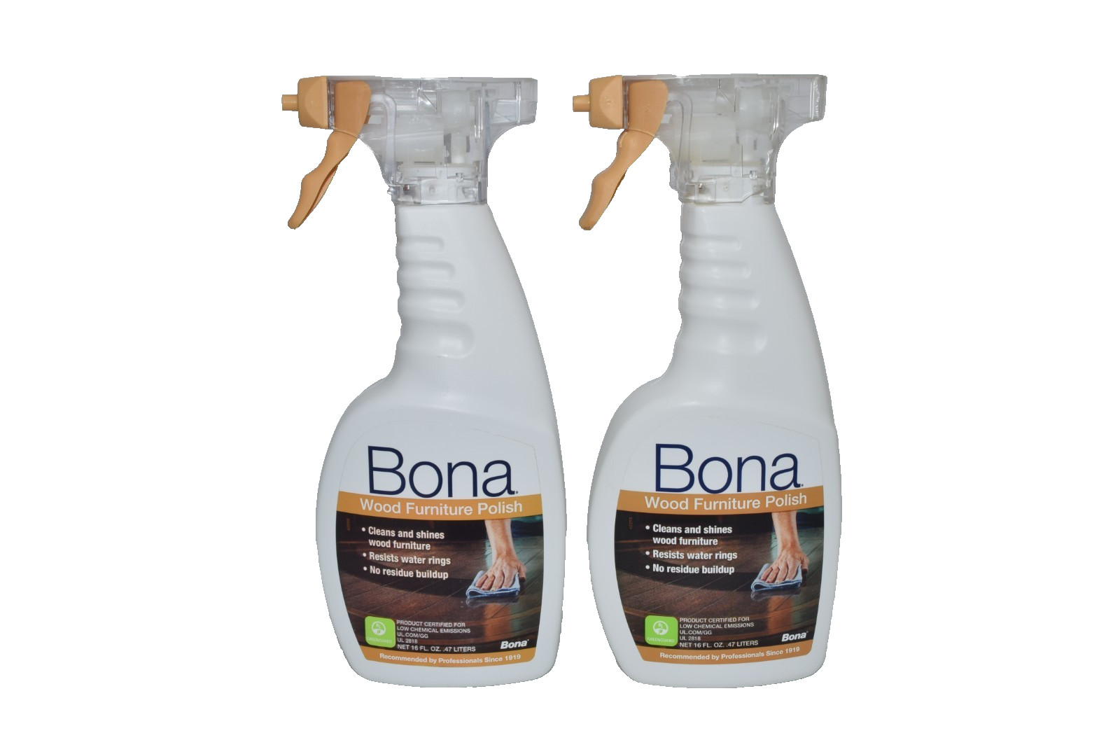 Bona Wood Furniture Polish Cleaner – Clean, Shine, No residue buildup, 2 PACK