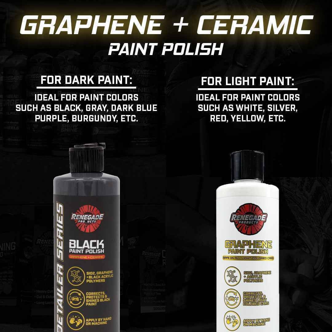 Graphene + Ceramic Black Paint Polish – 16 oz