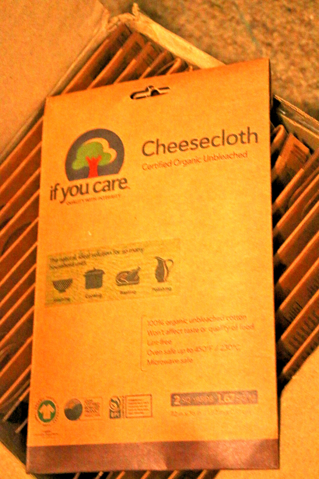 Cheesecloth Unblchd 2Sq Y 1 Count(Case Of 24) By If You Care