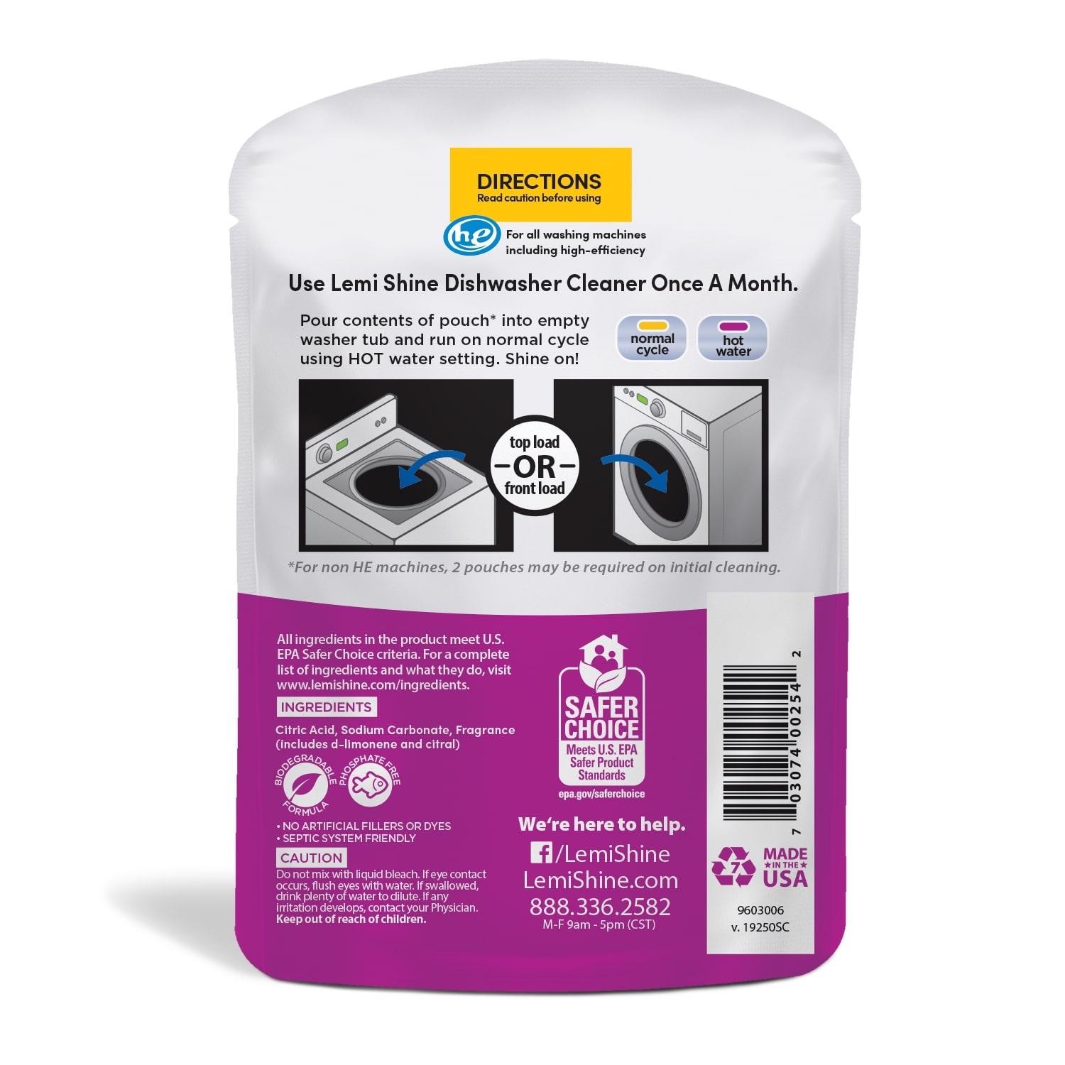 Lemi Shine 30218010 Cleaning Powder 1.76 oz. with Citric Extracts (Pack of 10)