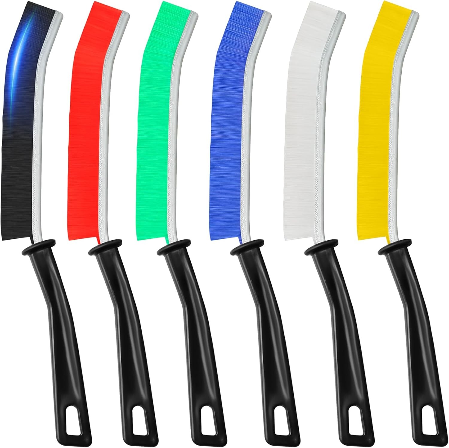 6Pcs Hard Bristle Crevice Cleaning Brush, Multifunctional Premium Crevice Cleani