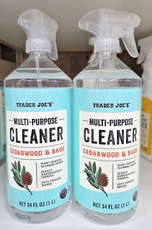 Trader Joe’s Multi-Purpose Cleaner Cedarwood & Sage 34fl oz 1L (2 Bottles)
