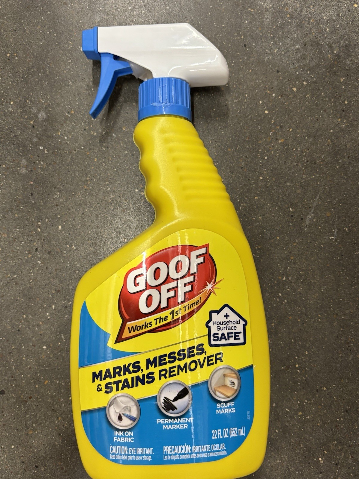 Goof Off Professional Strength Latex Paint and Adhesive Remover, 6 fl. oz.