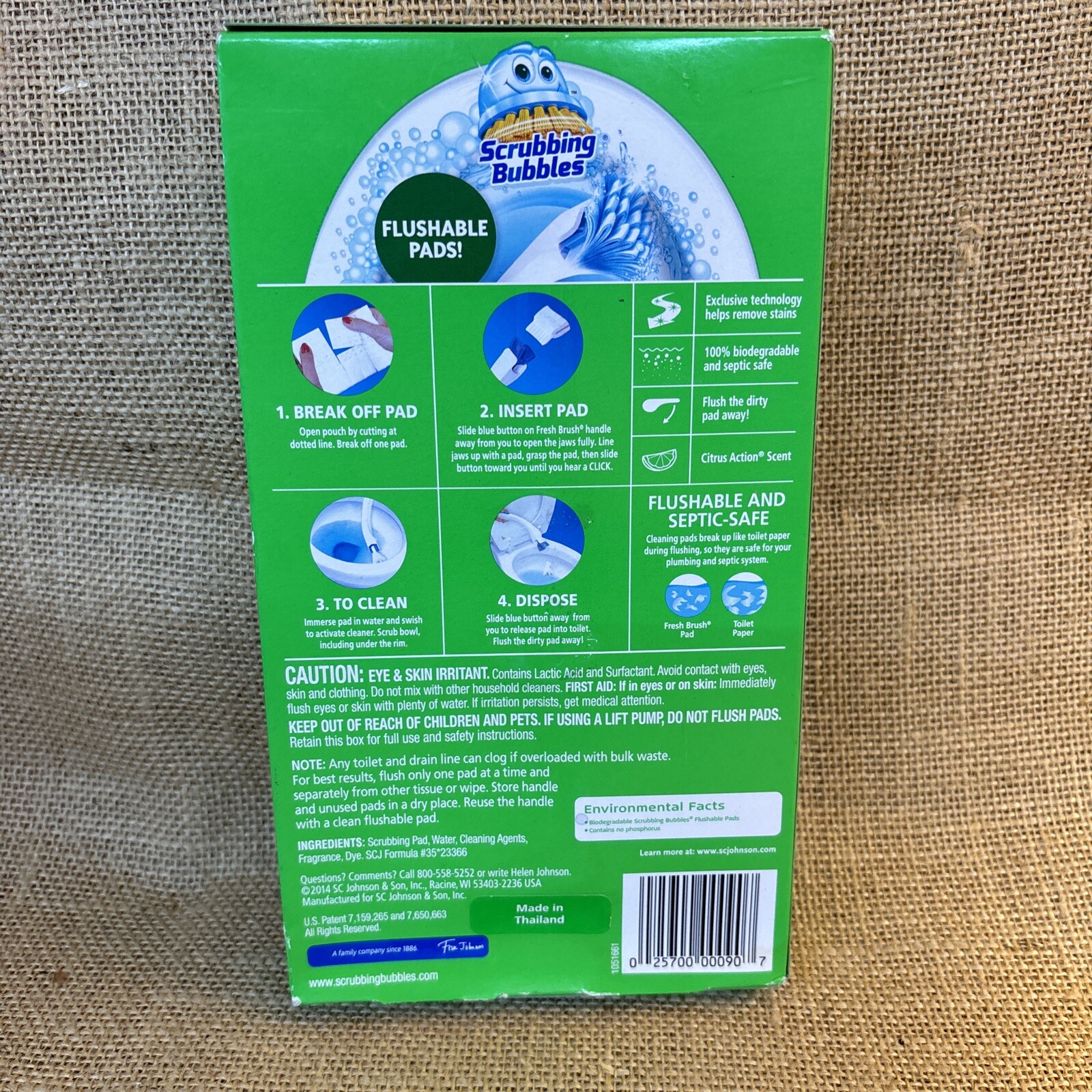 Scrubbing Bubbles Flushable Fresh Wand Refills 10 Each, Citrus Scent