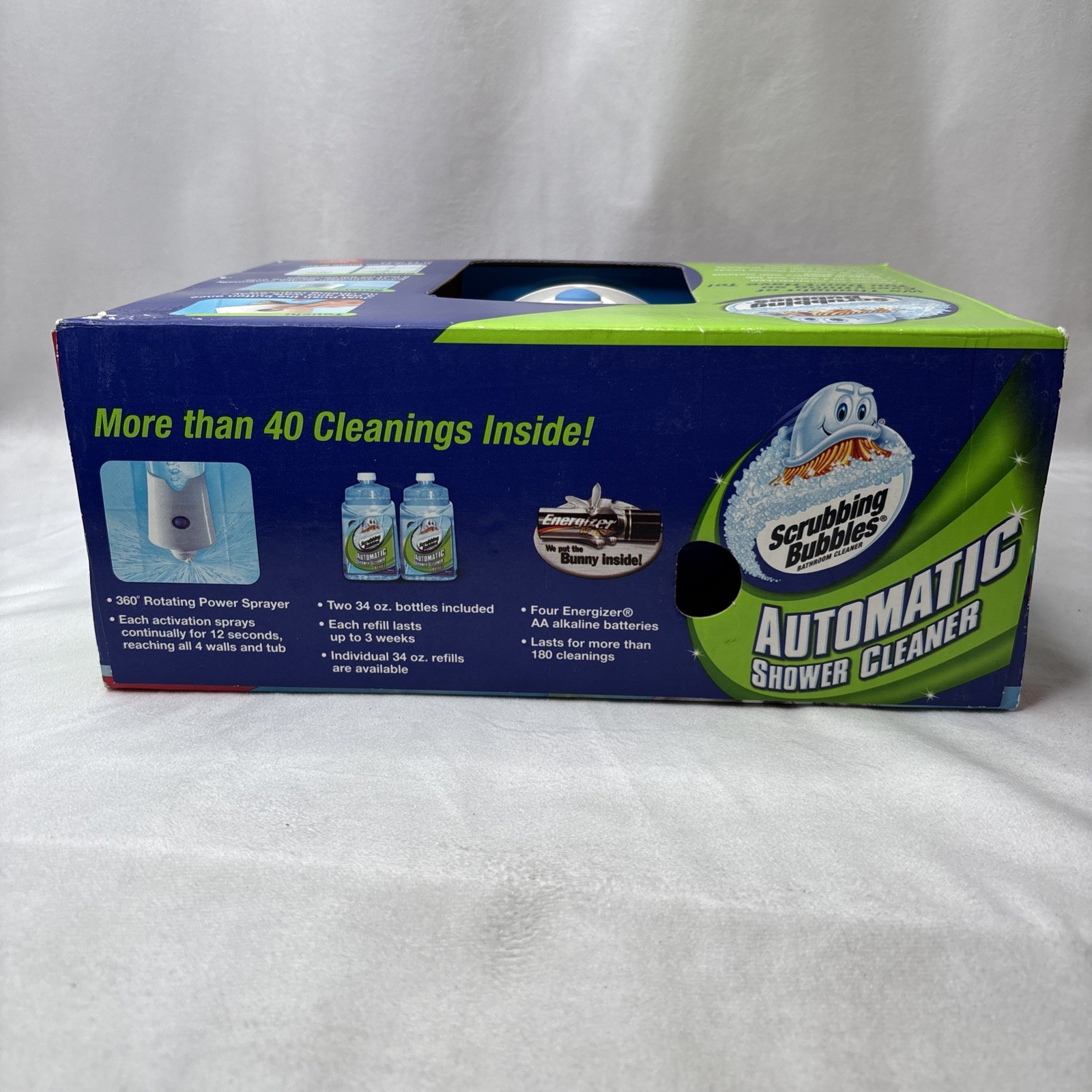 Scrubbing Bubbles Automatic Shower Cleaner Kit W/ Dual 2 Sprayer Refills Bottles