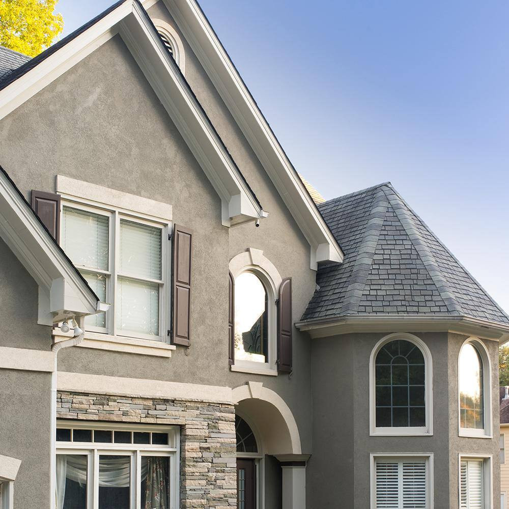 1 Gal. #M400-7 Garden Cucumber Satin Interior/Exterior Masonry, Stucco and Brick