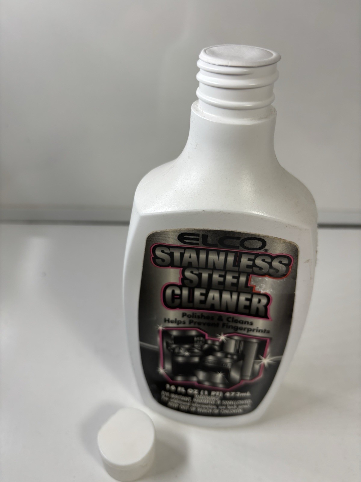 Vtg Discontinued Elco Kenmore Stainless Steel Cleaning Cream Large 16 oz