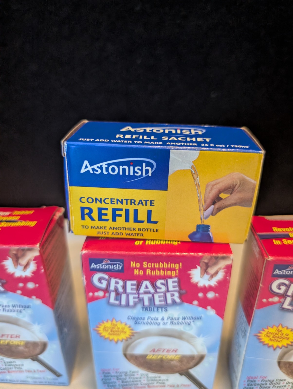 Astonish Lifter Tablets Cleaning Metal Pans Lot 4pc Great For Cleaning All Metal