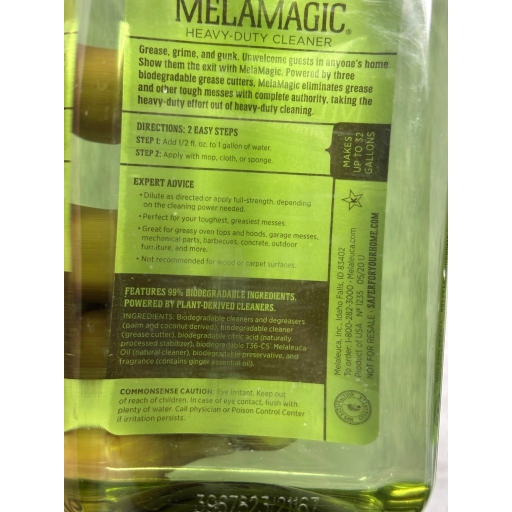 Melaleuca EcoSense MelaMagic Heavy Duty Cleaner 16oz 4x Concentrated 3 Pack