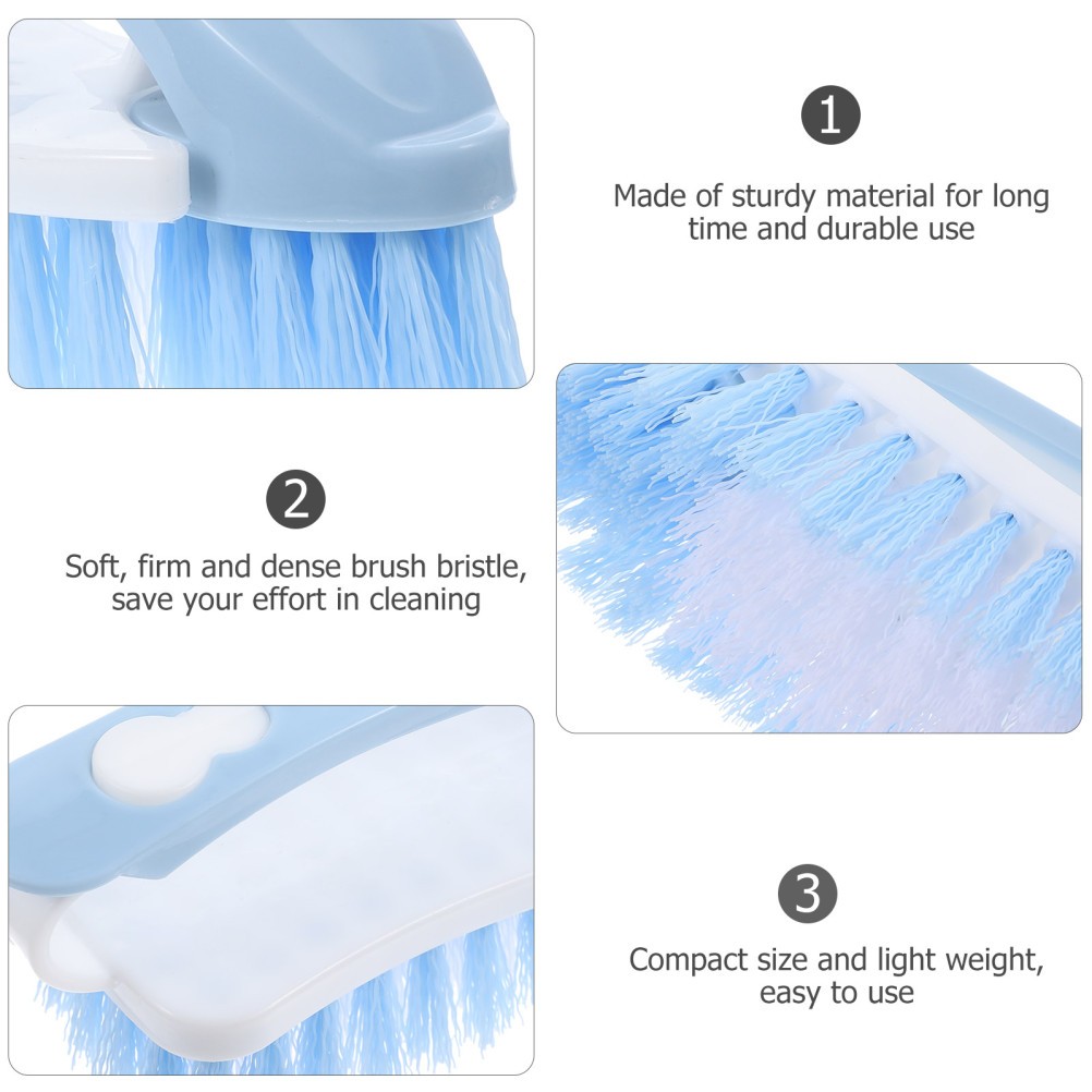 Laundry Scrub Brush Detachable Shoe Brush Garment Sneaker Cleaning Tool Plastic
