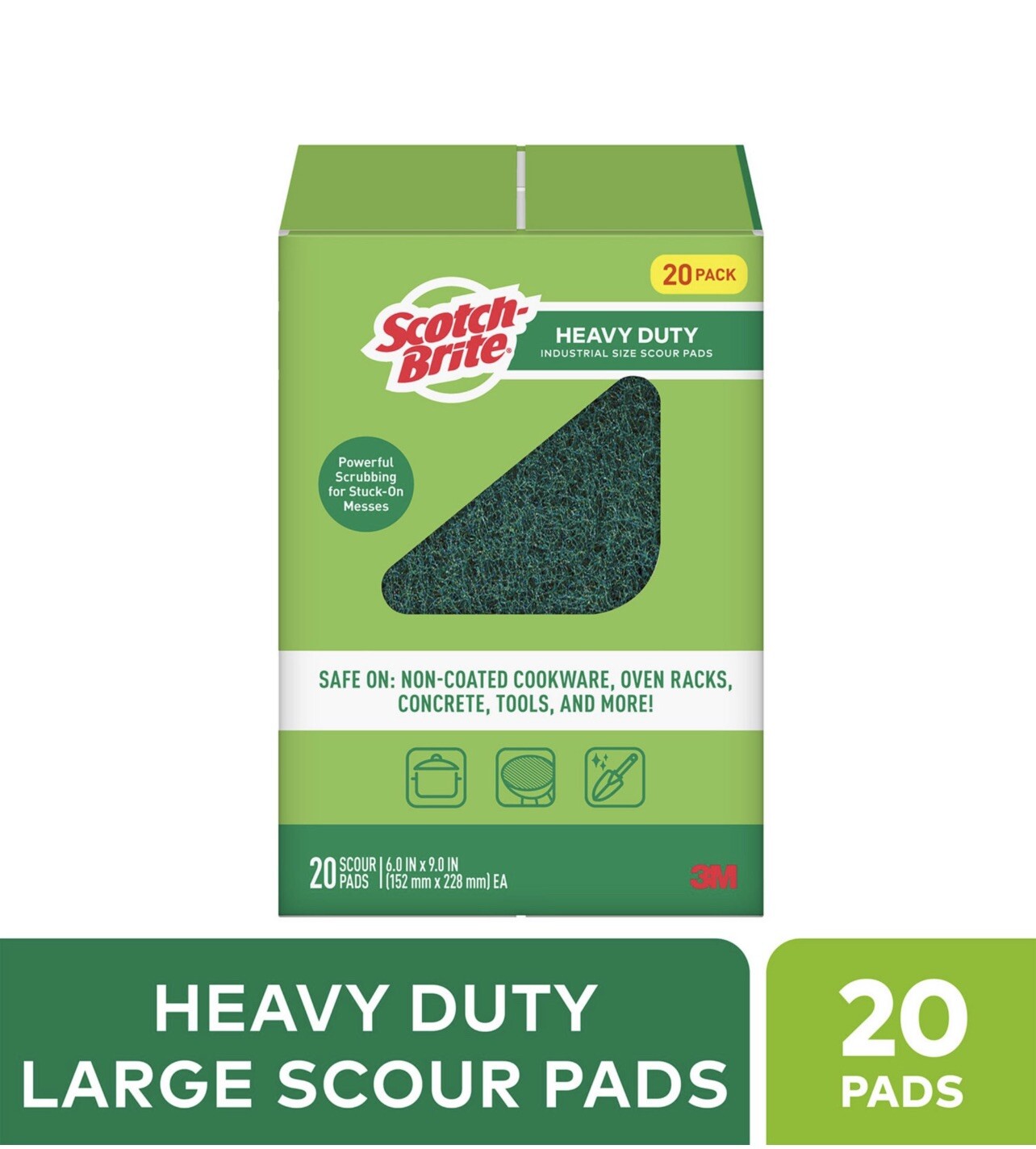 Scotch-Brite Heavy Duty Scour Pads (20ct.)