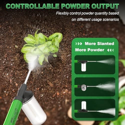 Diatomaceous Earth Duster Applicator – 4FT Reach Powder Sprayer for Indoor & Out