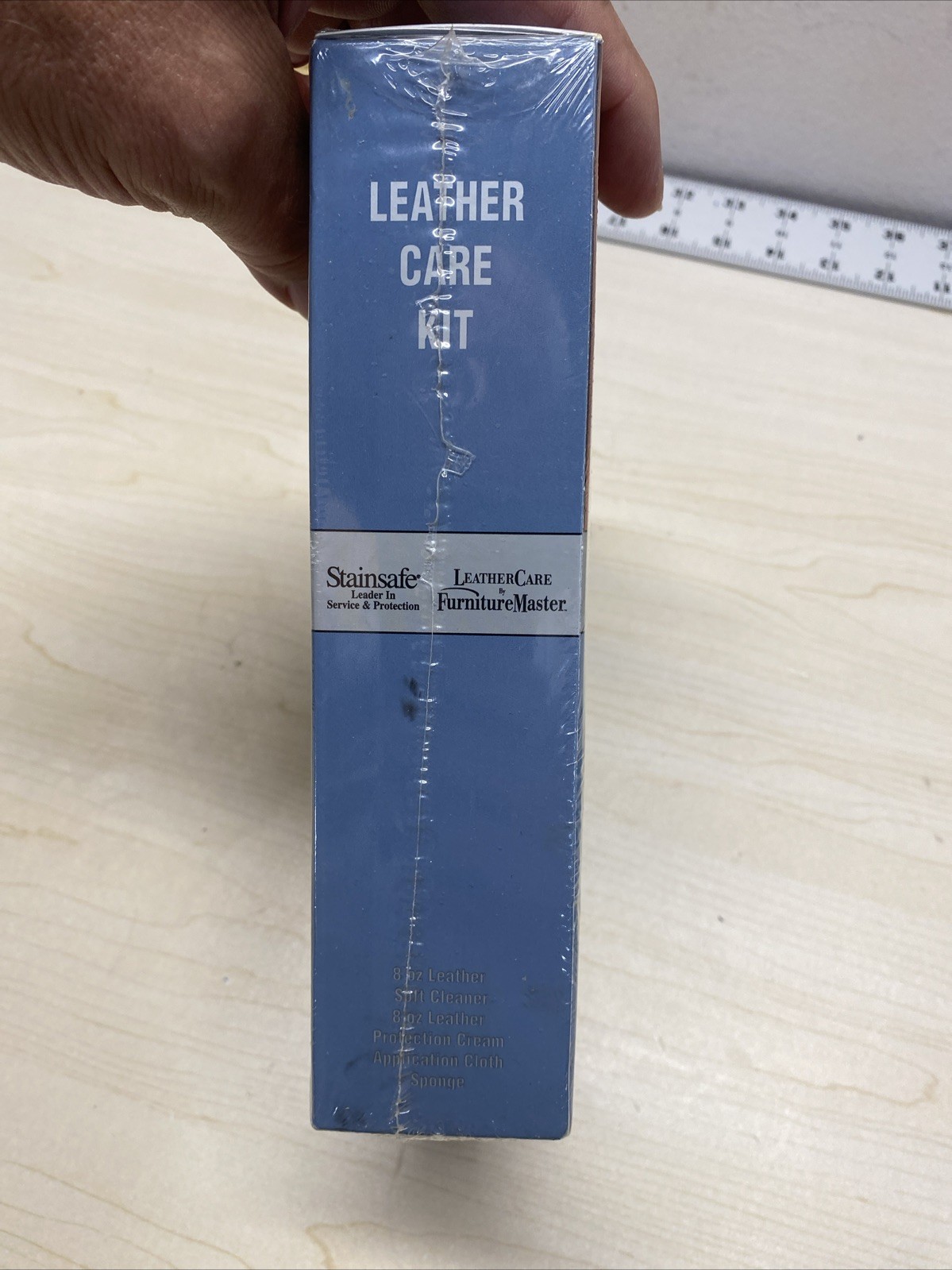 Stainsafe Leather Care Kit Leather Master Cleaner Protector Sponge Brand New
