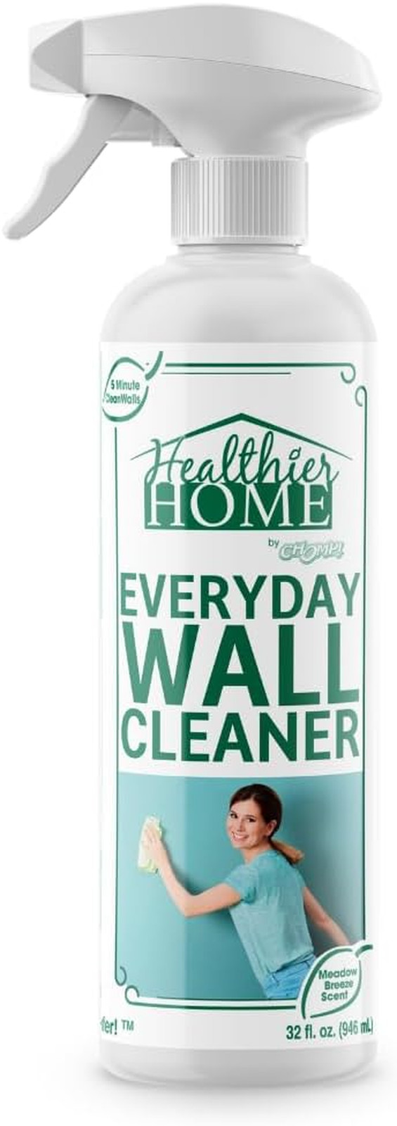 Painted Wall Cleaner Spray: Healthier Home 5-Minute Cleanwalls 4-In-1 Multipurpo
