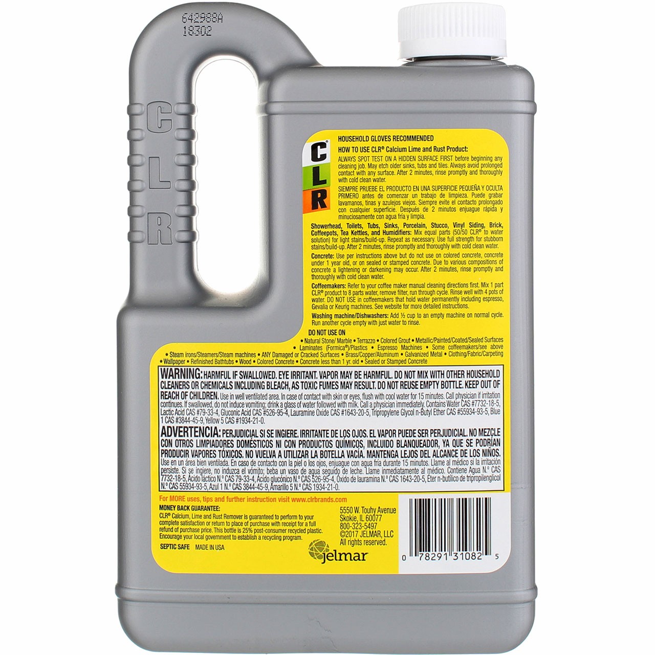 2 Pack CLR Calcium Lime & Rust Remover Liquid, 28 fl oz