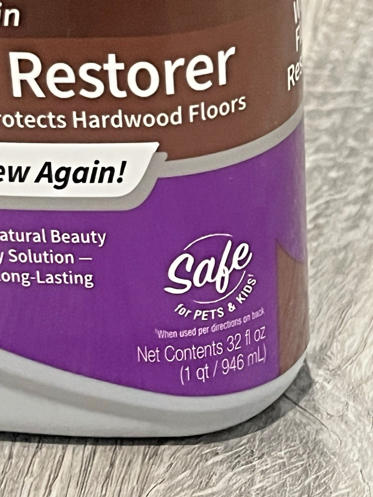 Rejuvenate Professional Wood Floor Restorer 32oz Satin with Microfiber Pad