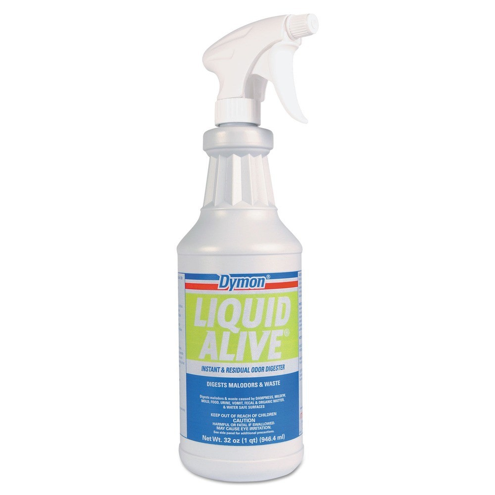 Dymon 33632 LIQUID ALIVE 32 oz Bottle Odor Digester (12/CT) New