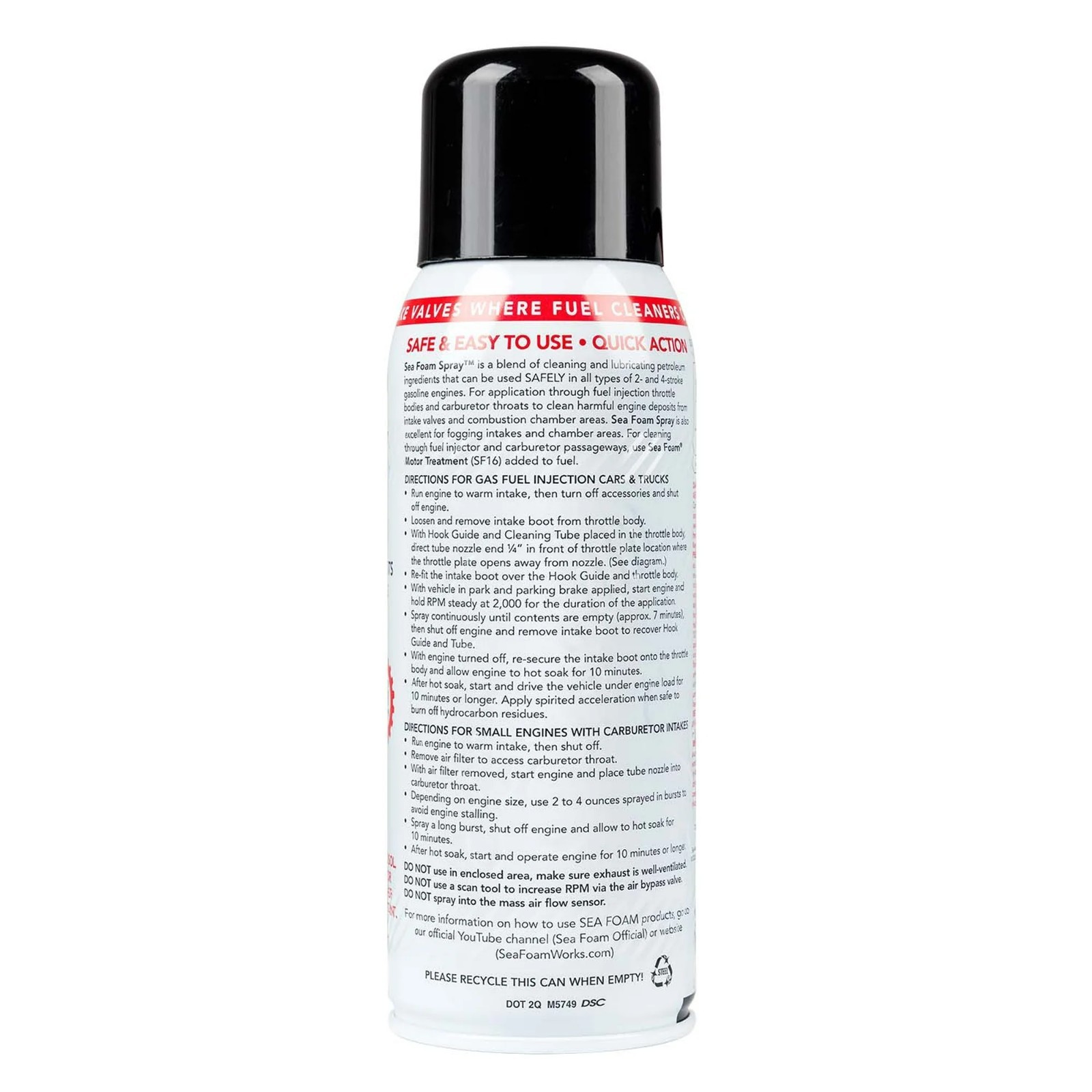 Sea Foam SS14 Cleaner and Lube Spray, 14 oz