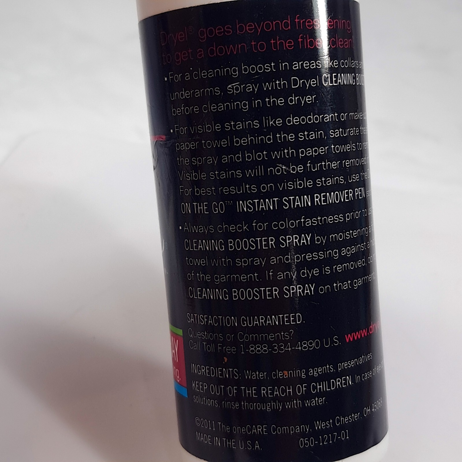 Dryel cleaning booster spray gently clean your special care clothes 3 fl oz READ