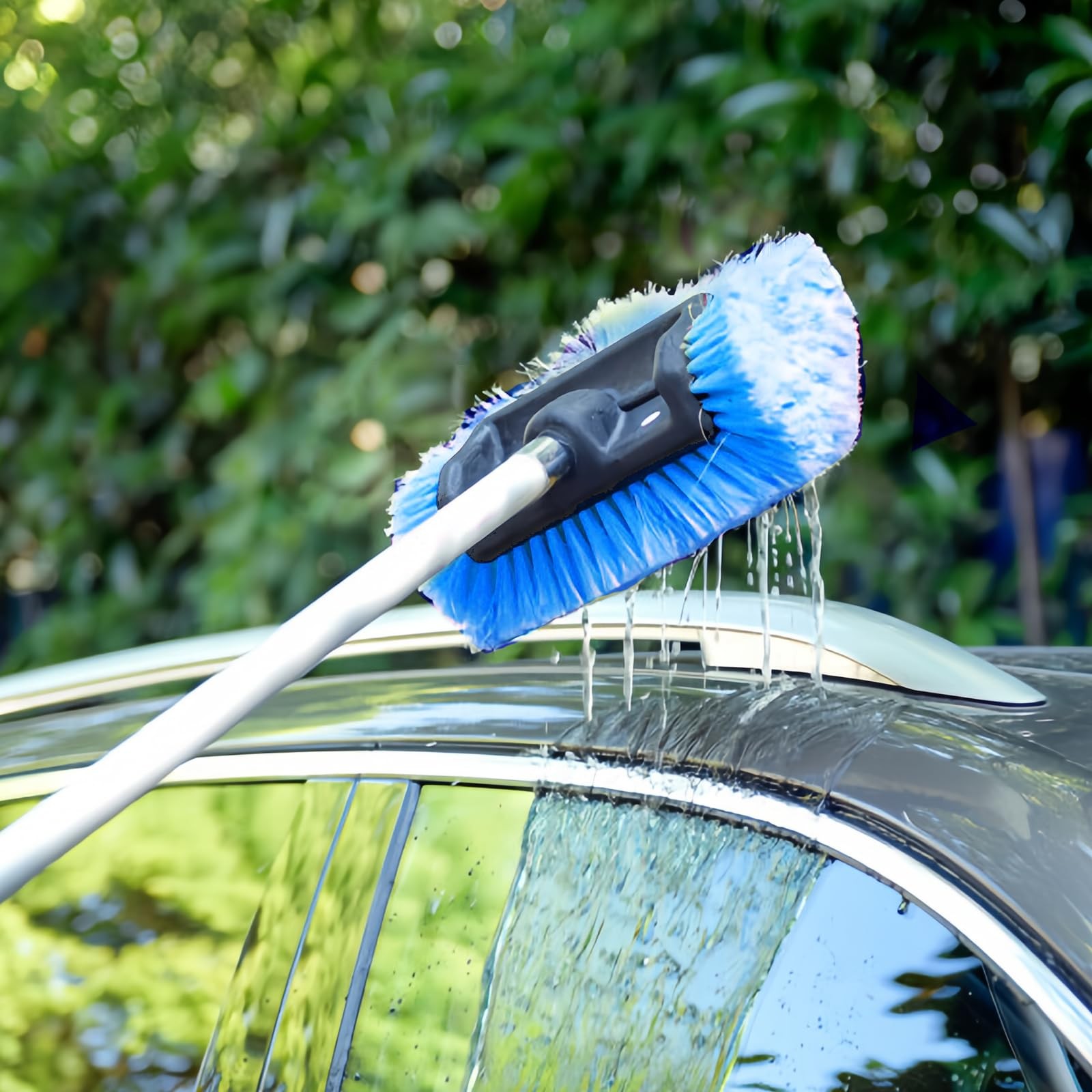 10Inch Soft Bristle Car Wash Brush Head for Auto, RV, Boat, Truck Cleaning