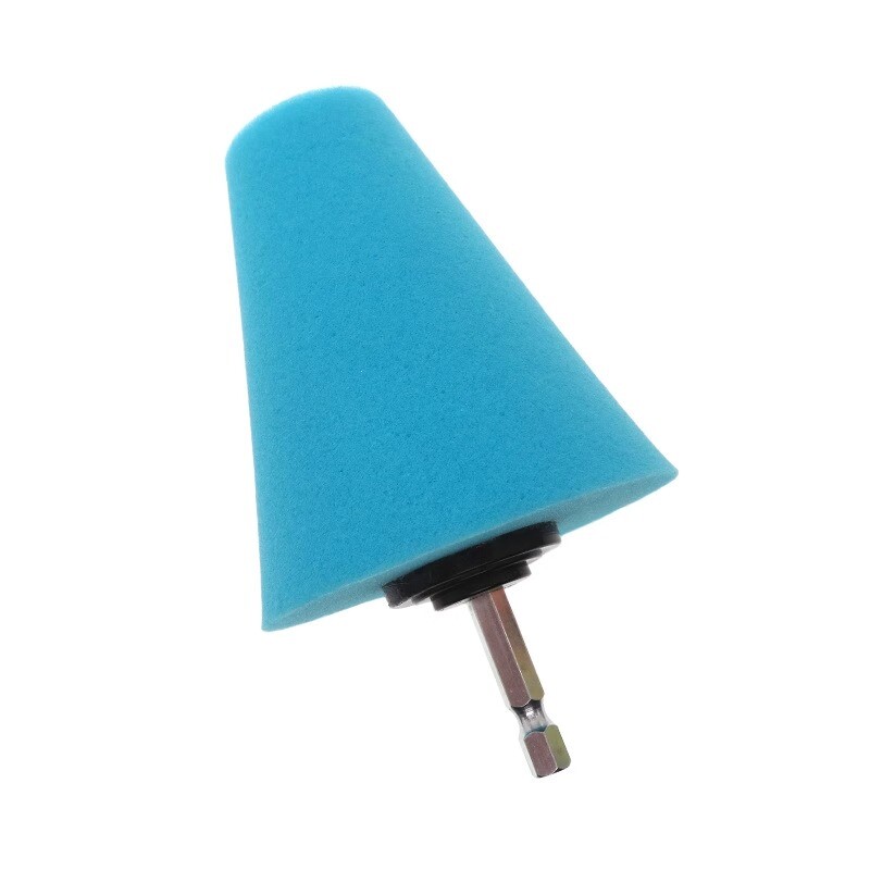 Foam Polisher Cone Sponge Buffing Pads Wheel Hub Cleaning Tool for Car Polishing