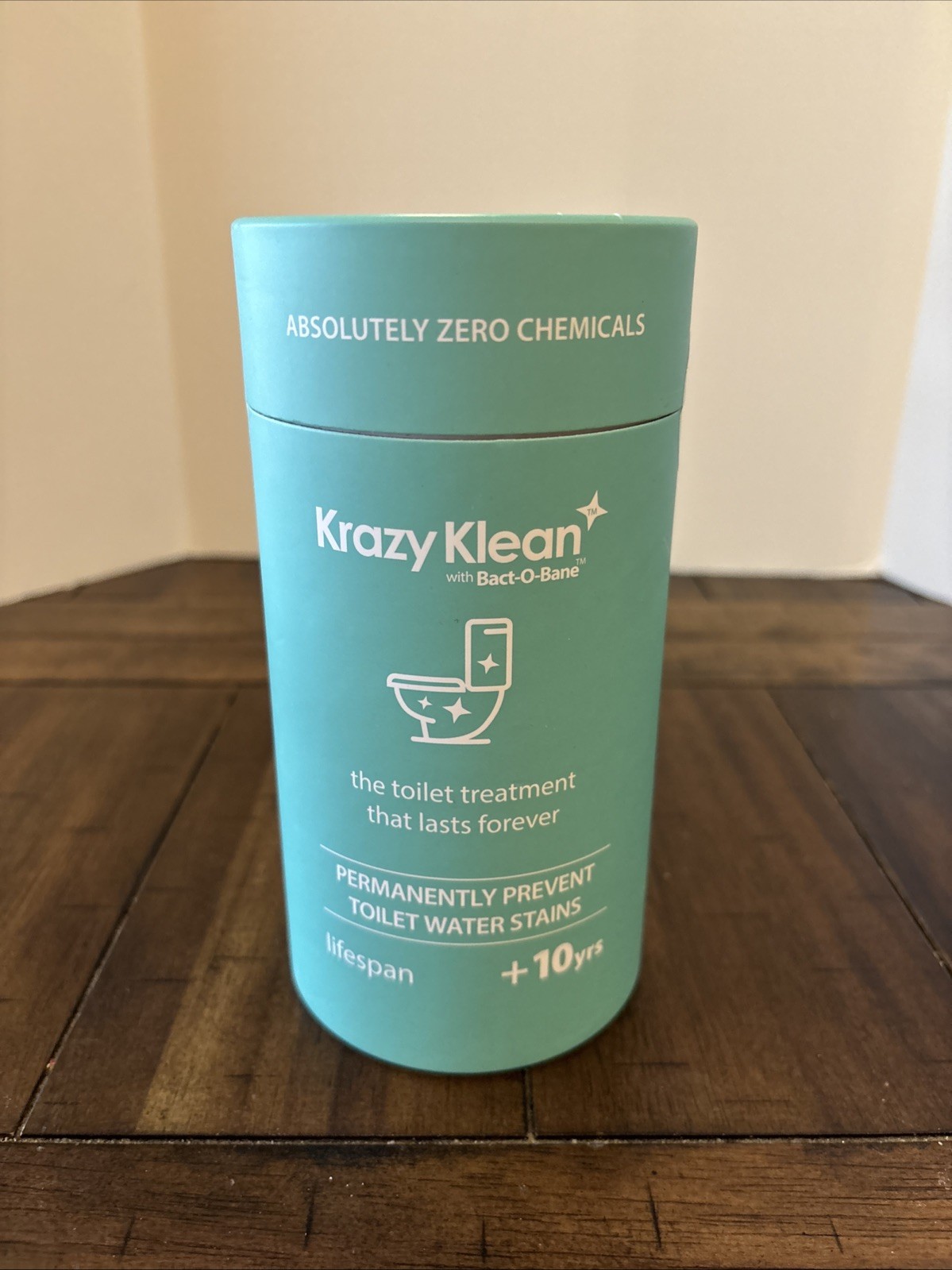 Krazy Klean with Bact-O-Bane Chemical Free Toilet Treatment 10 Years