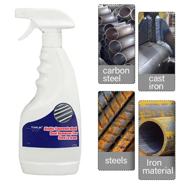 New Heavy Duty Rust Removal for Metal,Multipurpose Rust Remover Spray,Stainless