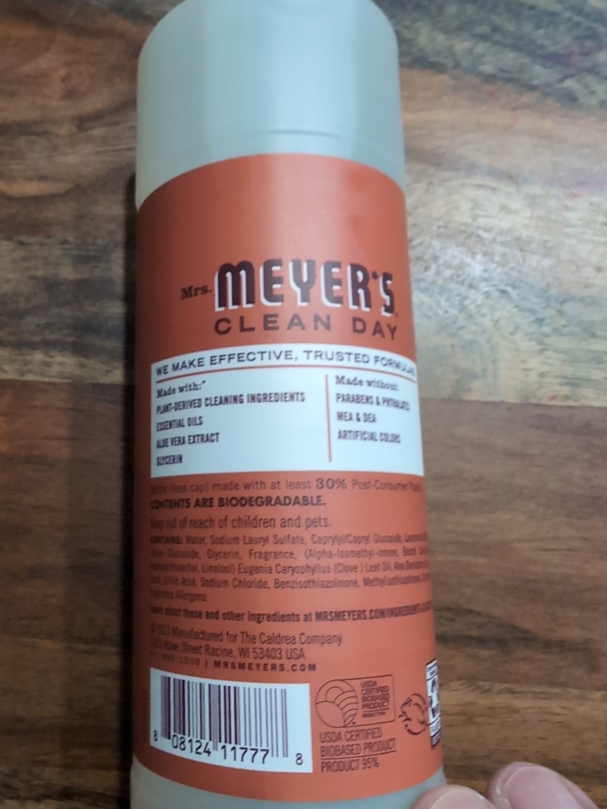 Mrs Meyers Clean Day Dish Soap Fall Leaves 16 fl oz-