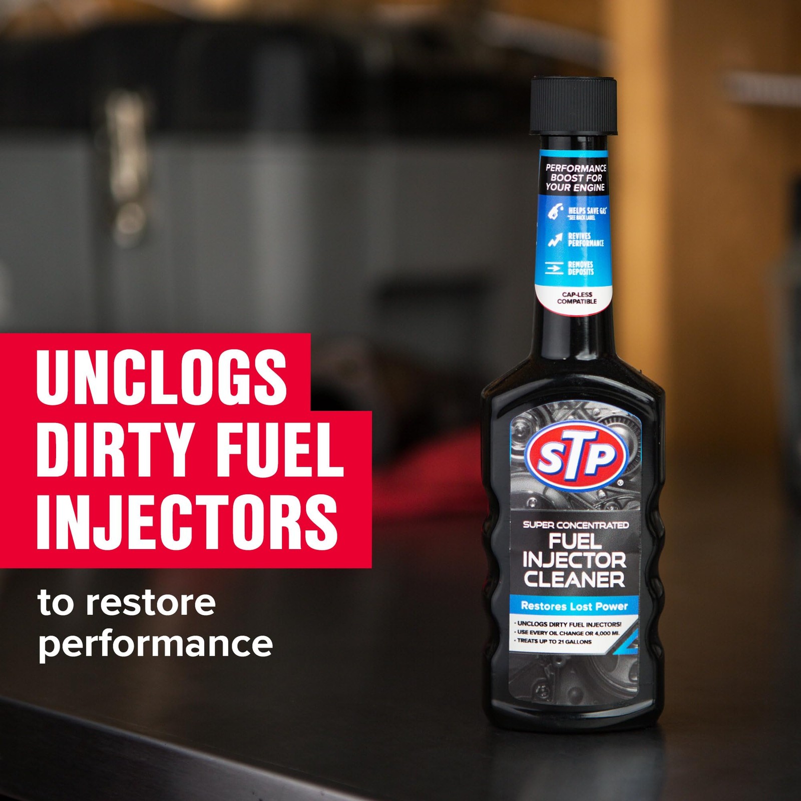 STP Super Concentrated Fuel Injector Cleaner 12 Pack 5.25 fl Oz Bottles