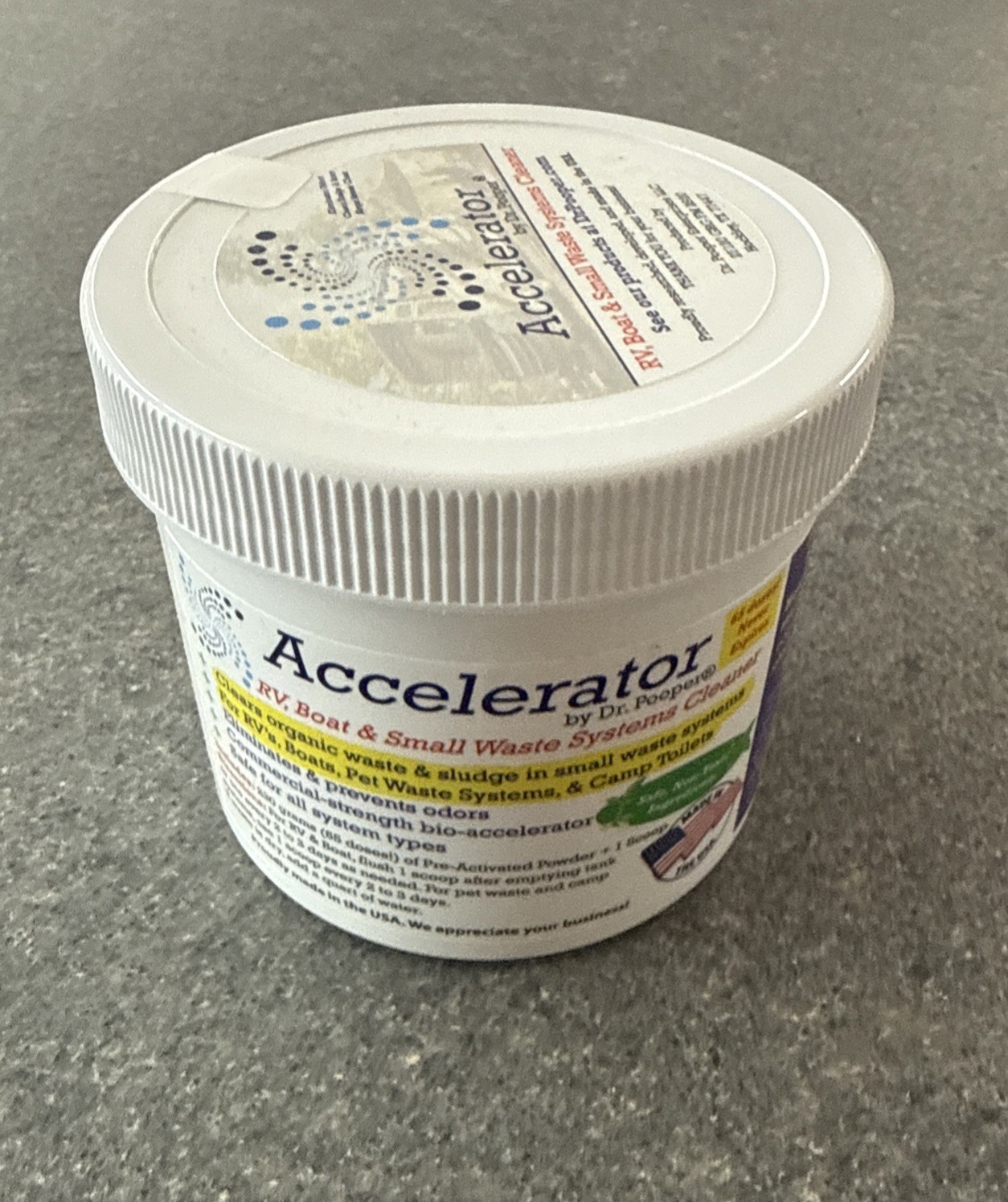 Accelerator Drain Field Cleaner Dr. Pooper Clears Septic Rv Boats Waste POWDER