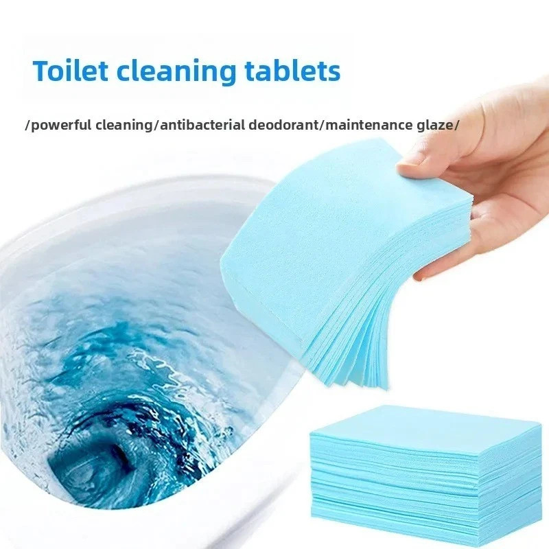 30PCS Toilet Cleaner Sheets Floor Cleaning Tablets Mopping Floor Toilet Cleaning