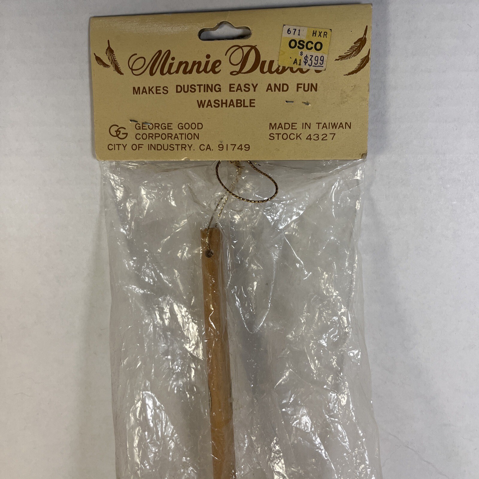 George Good Minnie Duster Cleaning Dusting Tool Vtg