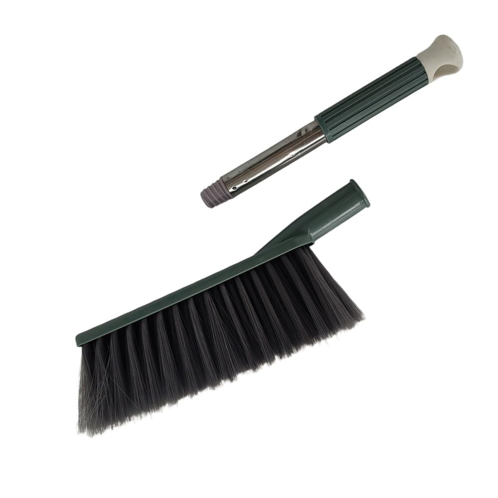 2 Pack Soft Bristle Bed Sheets Sweeping Cleaning Brush with Long Hand, Counte…