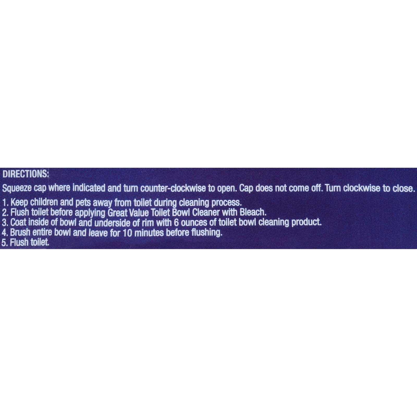 (3 pack) Great Value Toilet Bowl Cleaners, Fresh scent, 24 Fluid Ounce, 2 Count