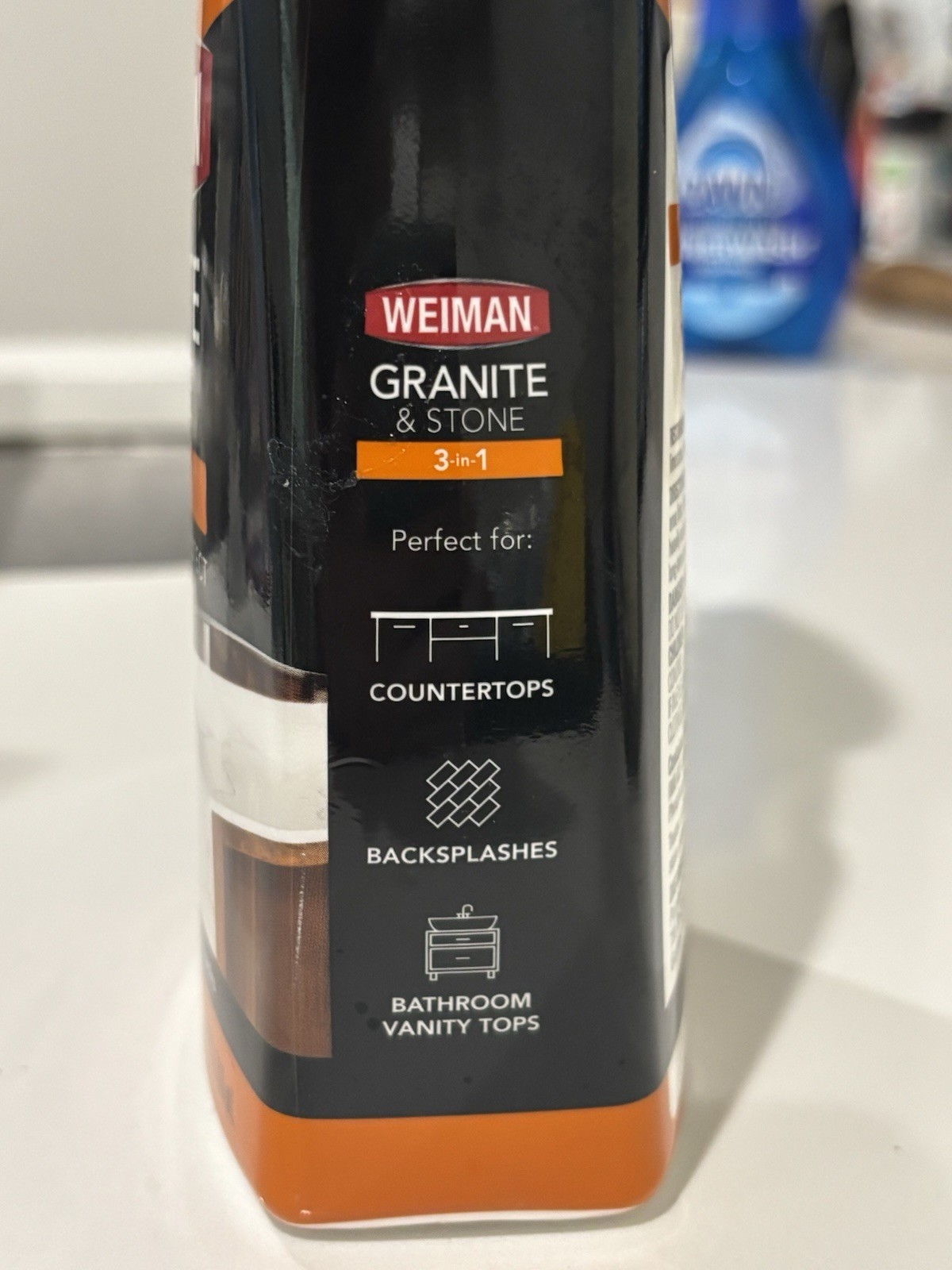 Weiman Granite Stone 3-in-1 Clean Shine Protect Countertop Polish 24 oz w/Free..