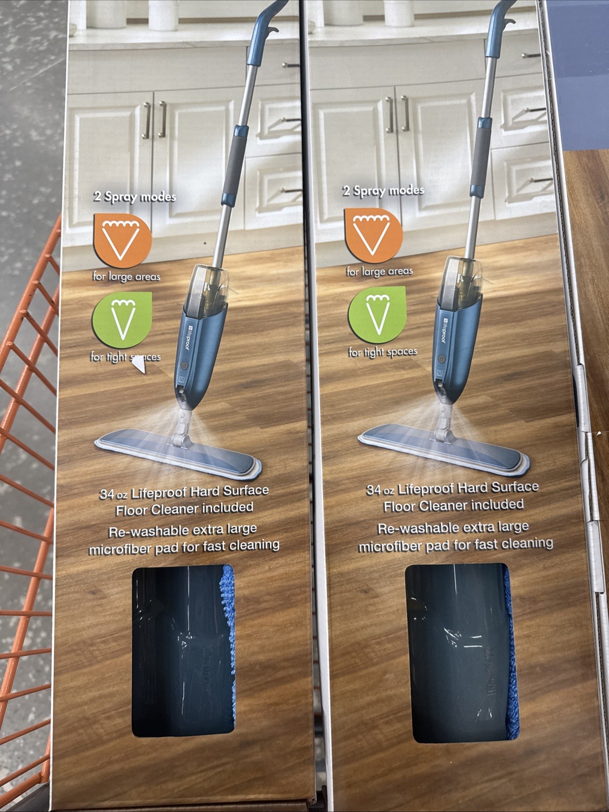 2X Lifeproof Hard Surface Floor Spray Mop For Laminate Vinyl Wood Tile