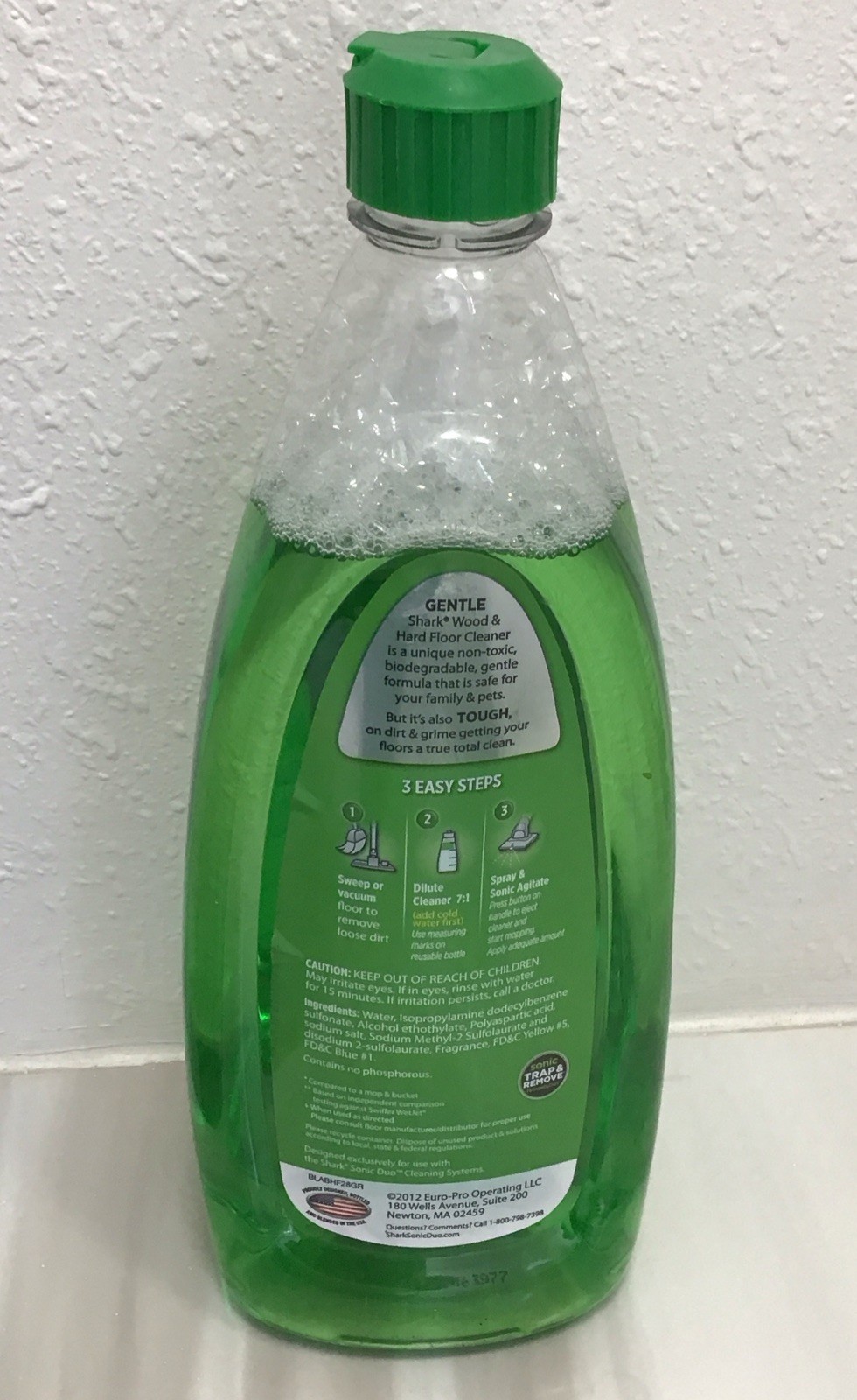Shark Wood & Hard Floor Liquid Concentrate Cleaner Italian Citrus 28oz NEW