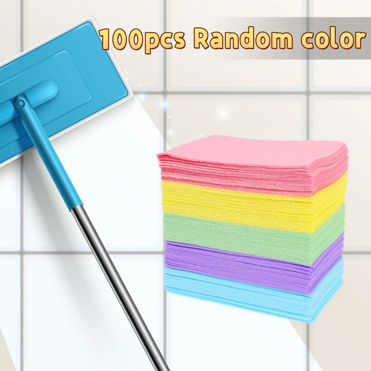 100/200Pcs Floor Cleaning Sheets Multi Surface Cleaner Tile Wood Bathroom Home