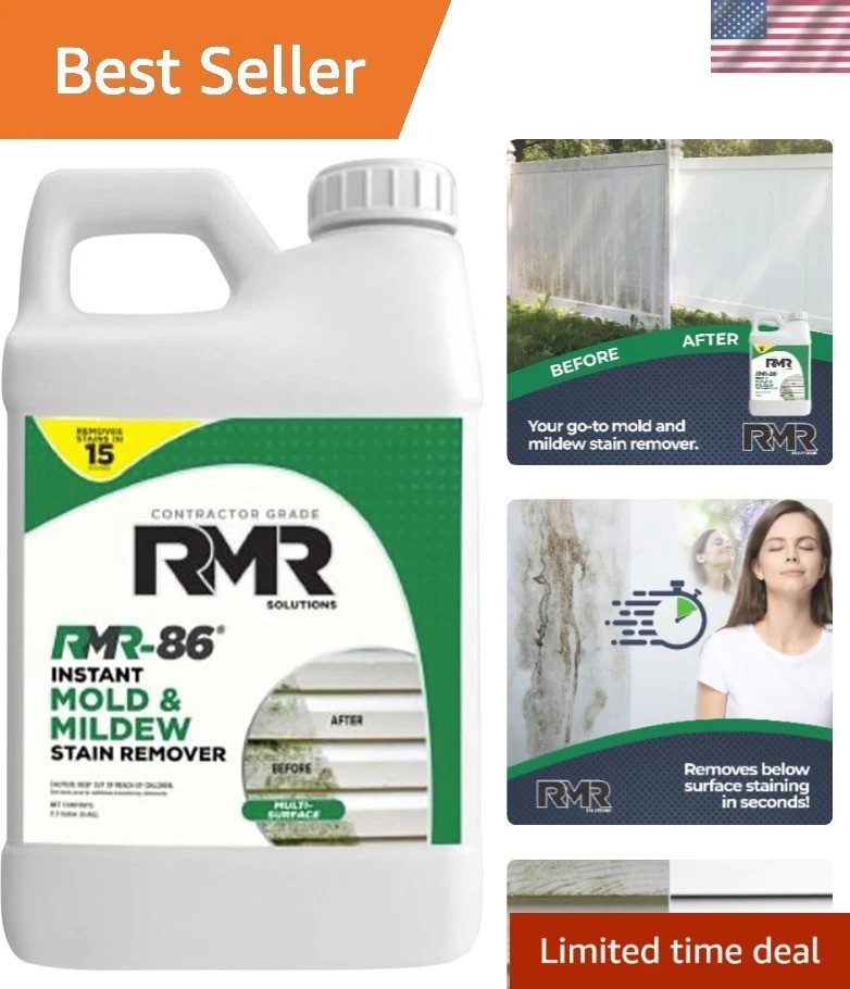 RMR-86 Instant Mold Stain and Mildew Stain Remover Spray – Scrub Free Formula…