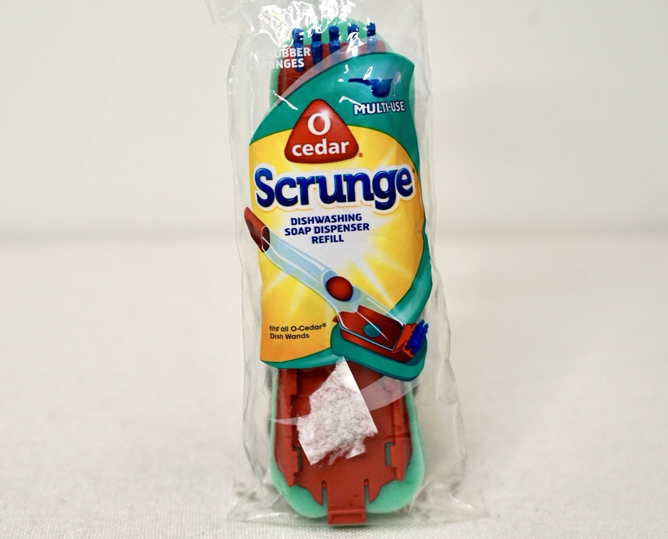 2 Pack O-Cedar Scrunge Multi Use Dishwasher Soap Dispenser Wand Refill 2015 NOS