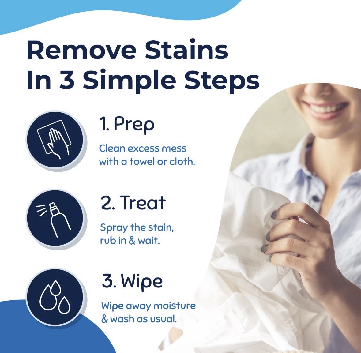Miss Mouth Stain Treater Spray Gentle on Laundry 12 fl oz- Free Shipping USA