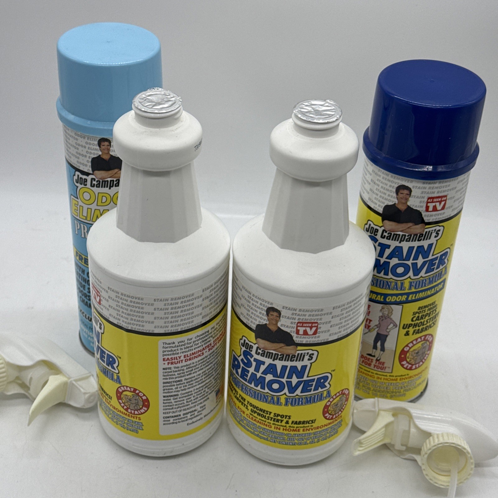 Joe Campanelli Professional Odor Eliminator Pet Stain Spot Remover Combo 4 Pack
