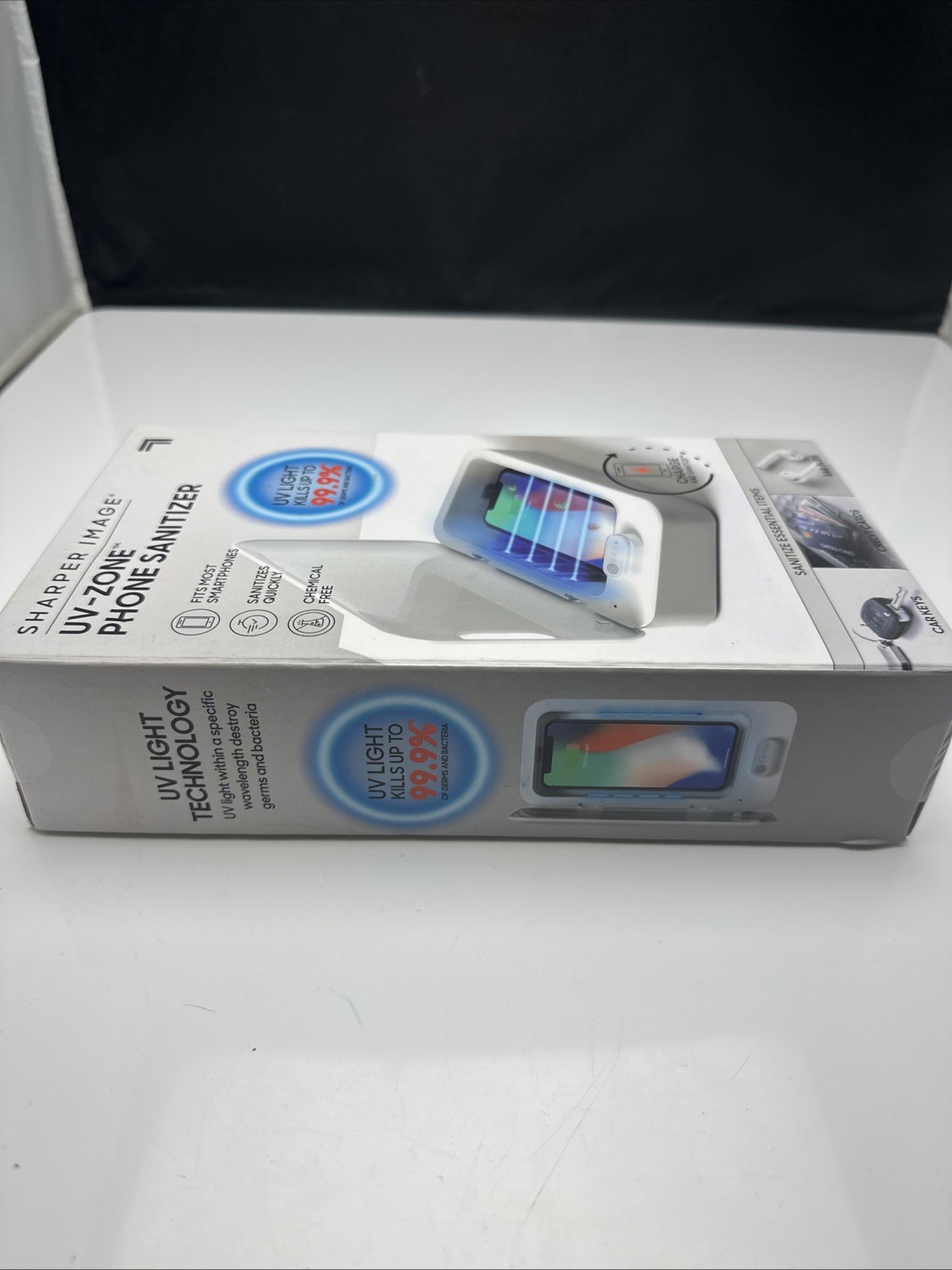 Sharper Image ~ UV-Zone Phone & Small Item Sanitizer, NEW!
