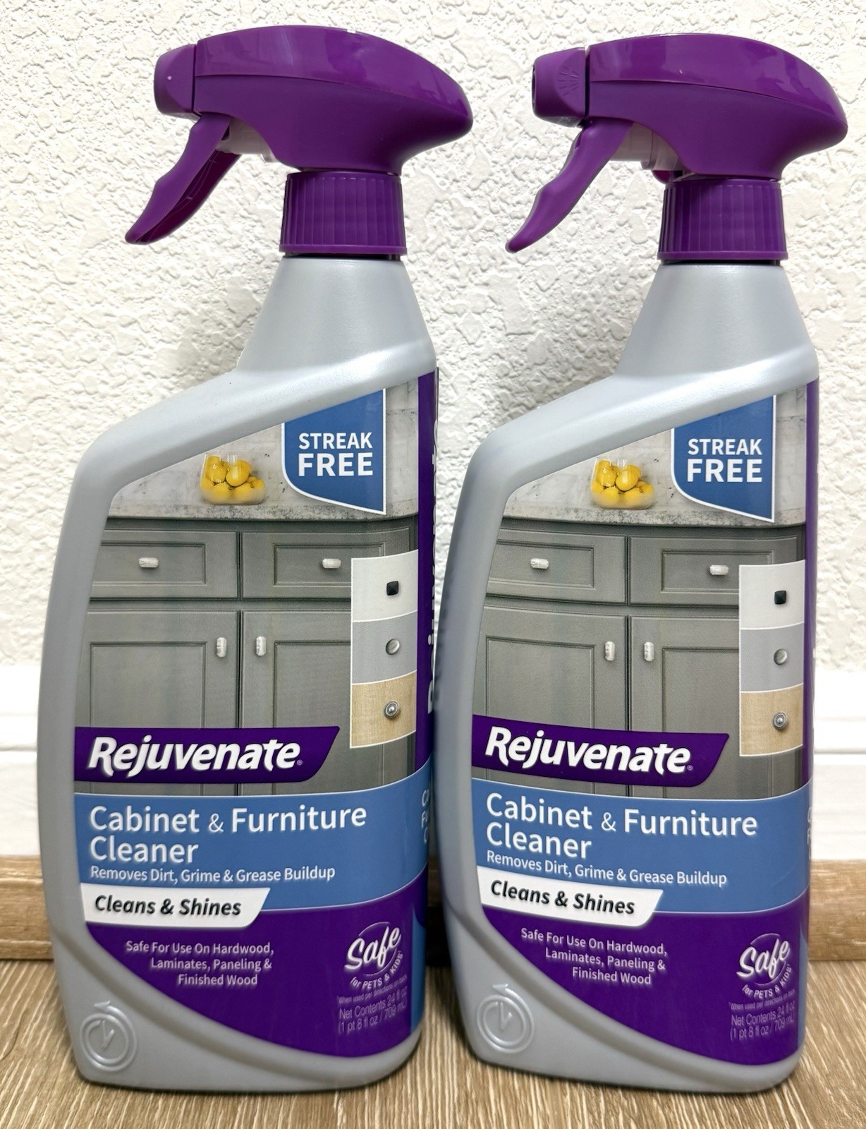 2 Pack Rejuvenate Cabinet And Furniture Cleaner 24 Ounces