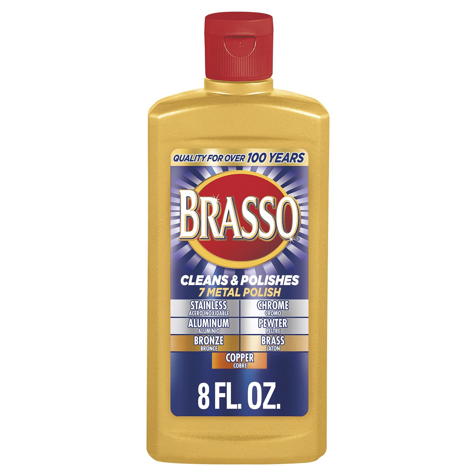Brasso Multi-Purpose Metal Polish, 8 oz 8 Fl Oz (Pack of 1)