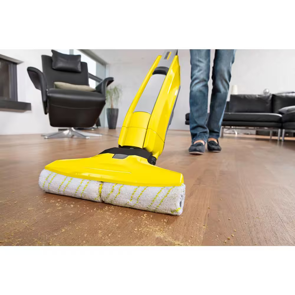 FC Floor Cleaner Microfiber Multi-Surface Replacement Roller – 2-Pack, Yellow