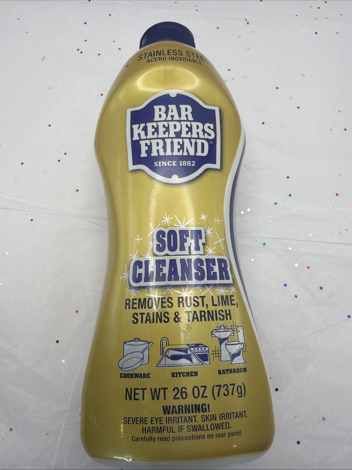 Bar Keepers Friend Soft Cleanser Liquid 26 oz All-Purpose Cleaner Kitchen Bath